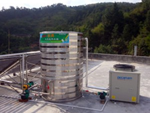 惠州创昇空气能热水工程机应用
